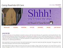 Tablet Screenshot of camprawhide.net